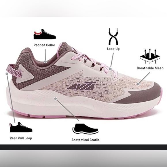 Avia Avi Storm Athletic Running Shoes Sz 7 - Picture 2 of 10
